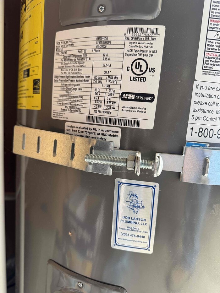 Fast Water Heater Repair | Bob Larson Plumbing - WA